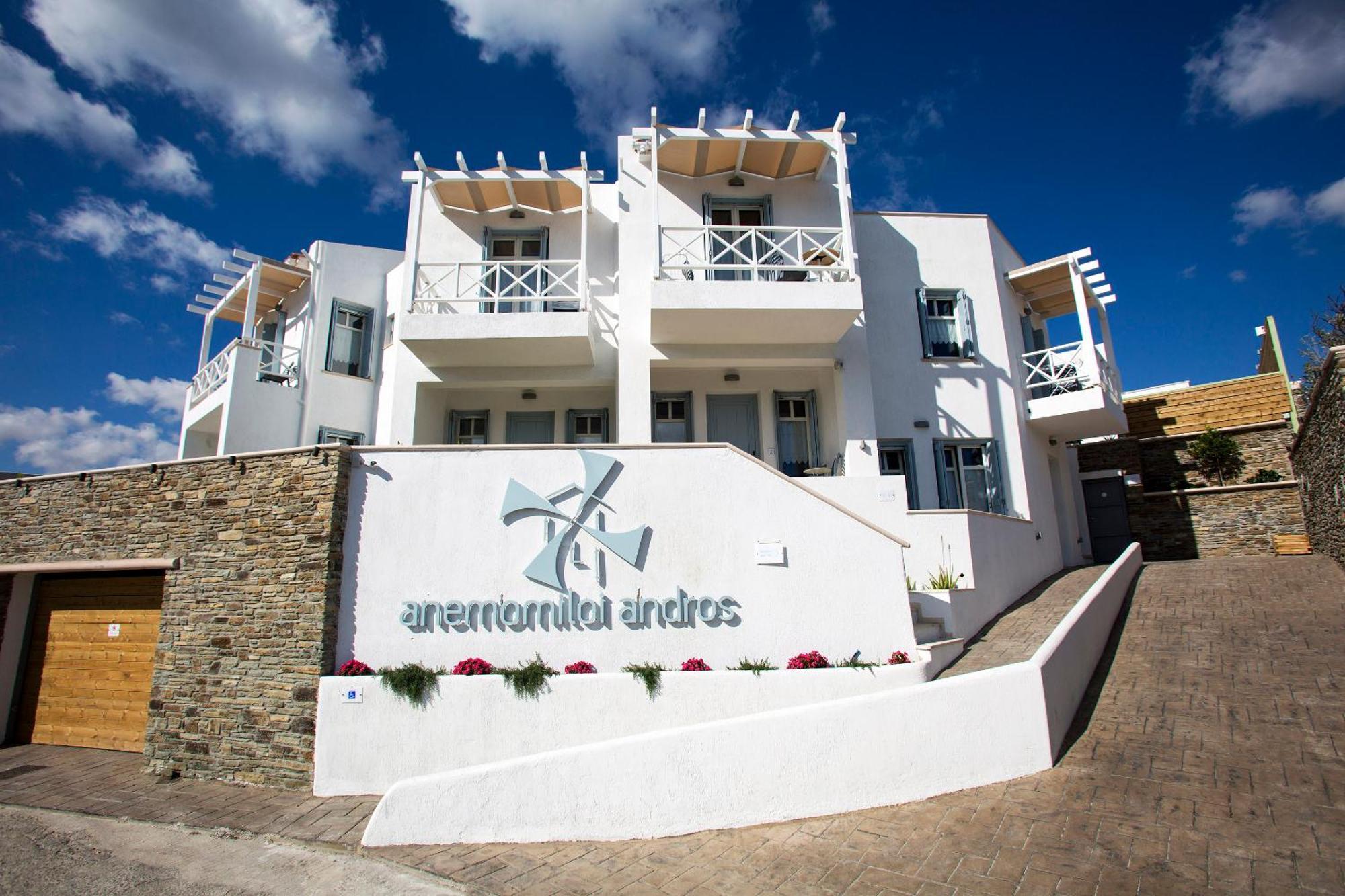 Anemomiloi Andros Hotel ภายนอก รูปภาพ
