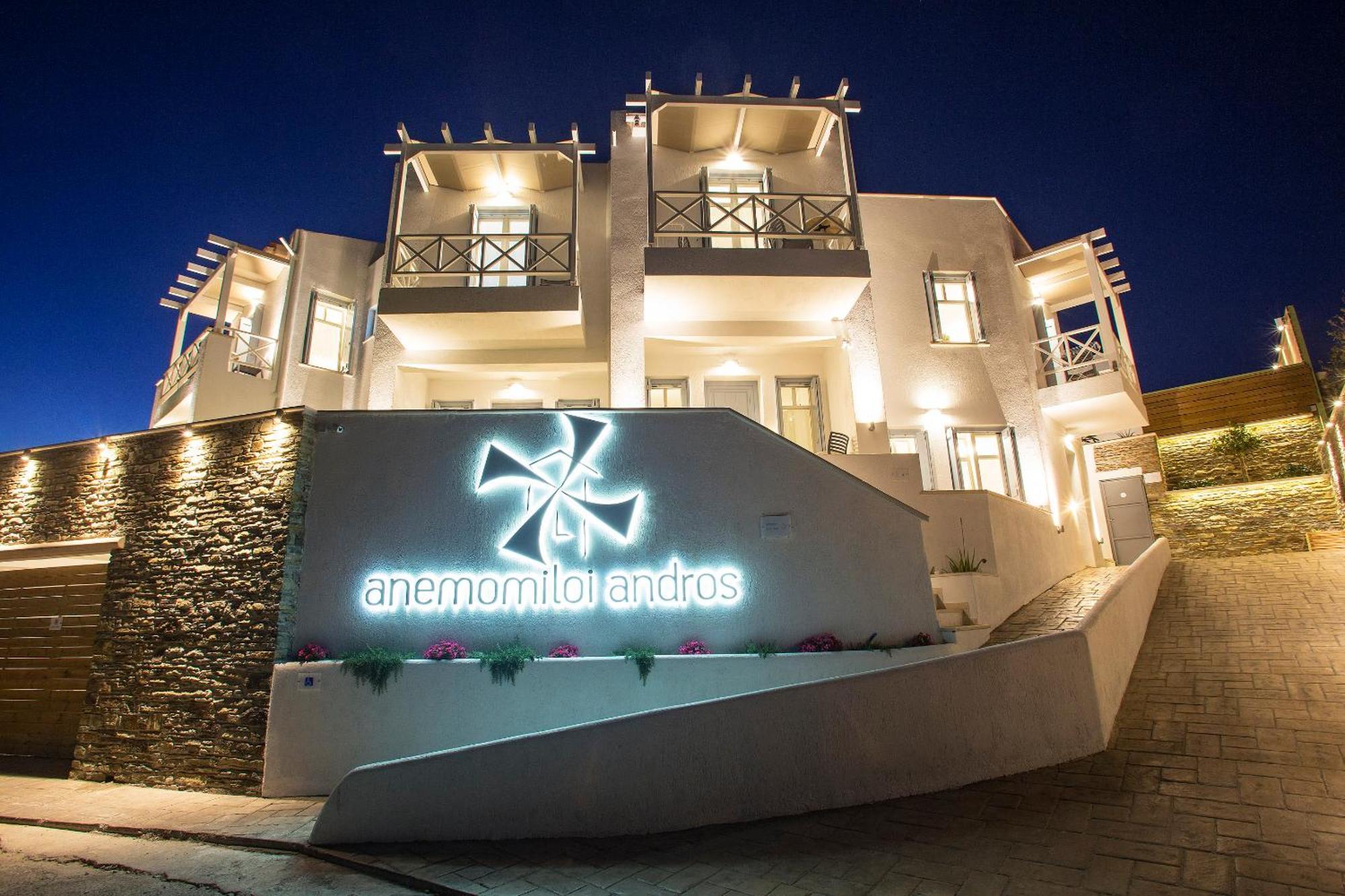 Anemomiloi Andros Hotel ภายนอก รูปภาพ