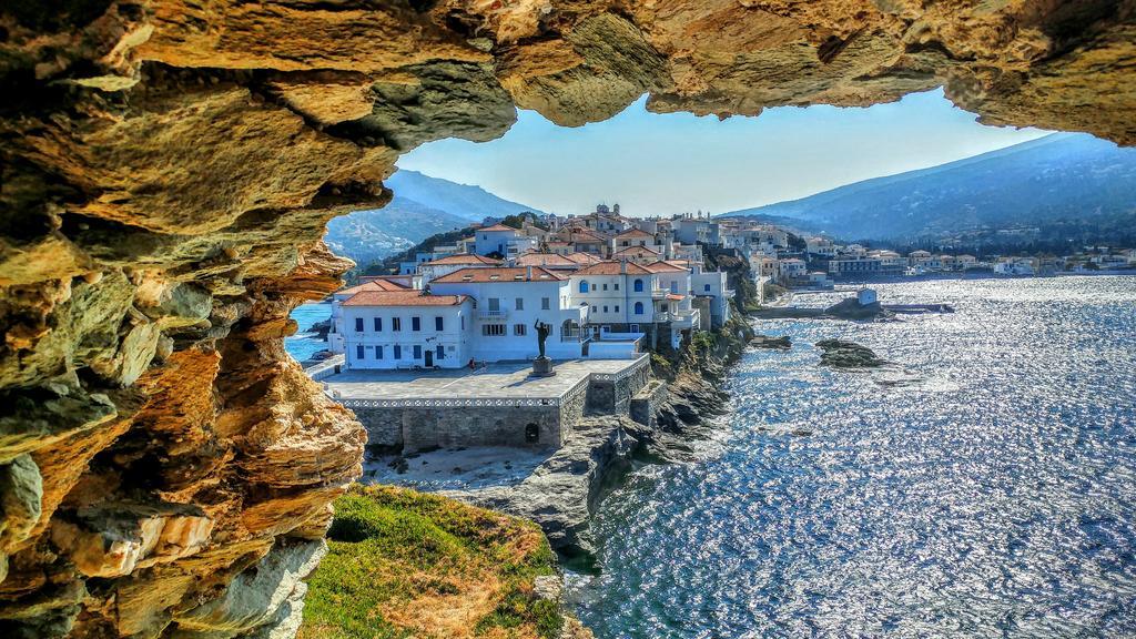 Anemomiloi Andros Hotel ภายนอก รูปภาพ